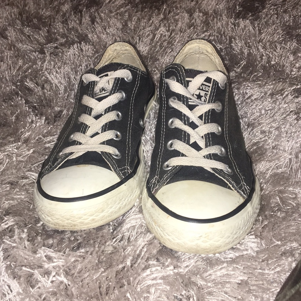 Black Lowtop converse
